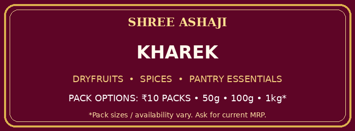 Shree Ashaji Kharek label