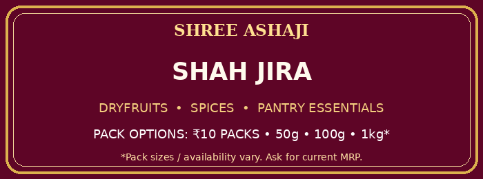 Shree Ashaji Shah Jira label